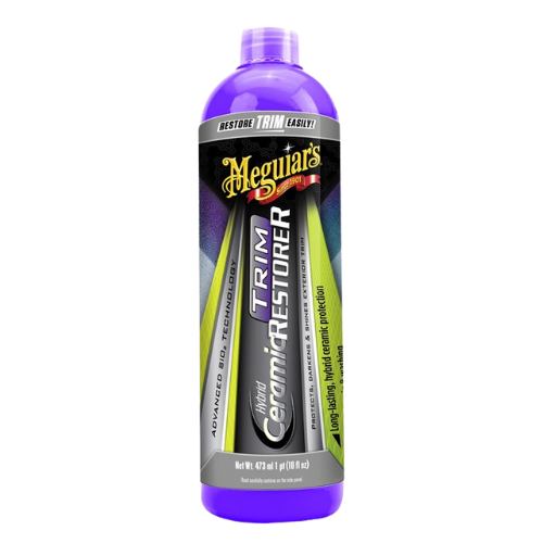 קרם שחזור פלסטיק שחור - HYBRID CERAMIC TRIM SEALANT מבית MEGUIAR'S | תכולה 473 מ"ל