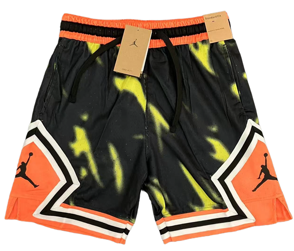 מכנסיים קצרים אייר ג'ורדן Air Jordan כתום שחור