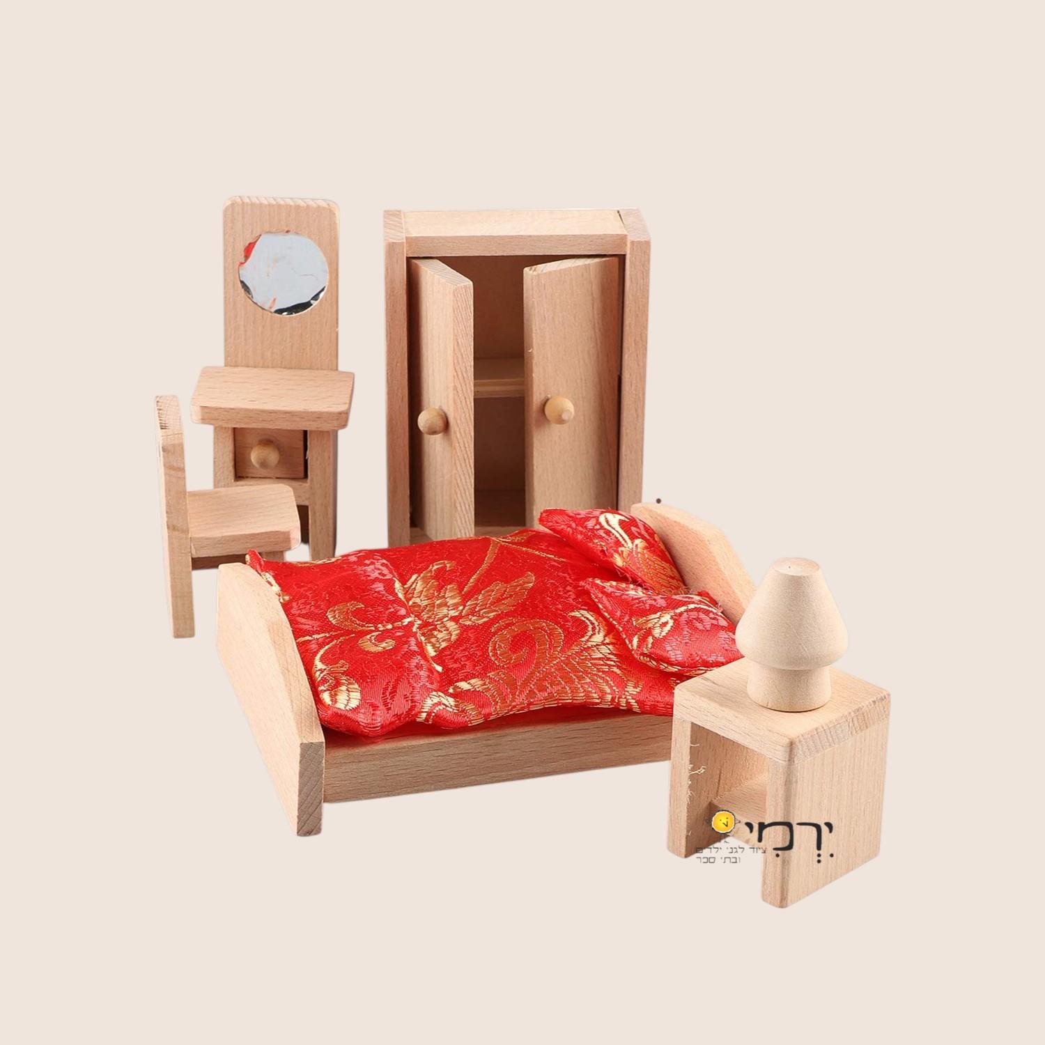 ריהוט מעץ לבית בובות - מגוון דגמים לבחירה
