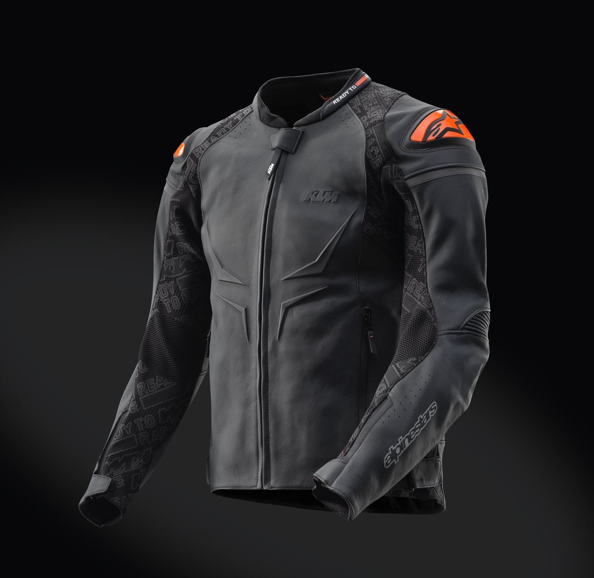Helical Leather Jacket