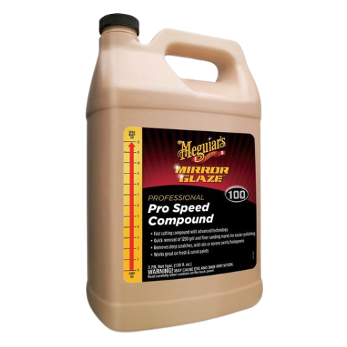 גלון קומפאונד להברקת מראות - MIRROR GLAZE PRO SPEED COMPOUND מבית MEGUIAR'S
