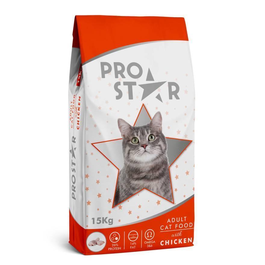 פרוסטאר מזון גורמה עוף לחתולים 15 קג-PRO STAR