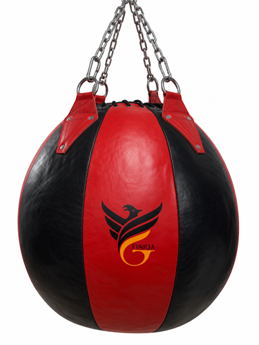שק אגרוף עור FINIQA ROUND BAG – 55 ק"ג