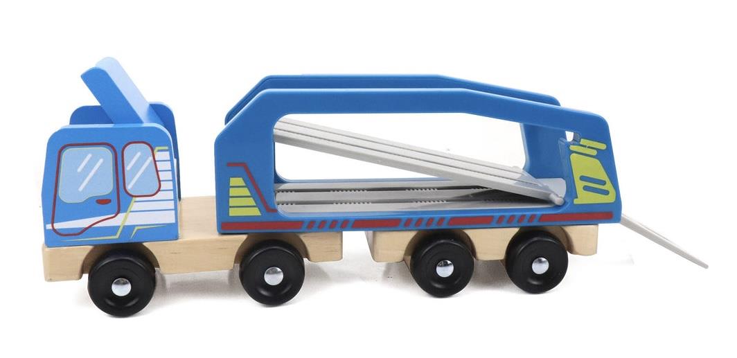 משאית גרירה + 3 מכוניות משאית גרירה + 3 מכוניות