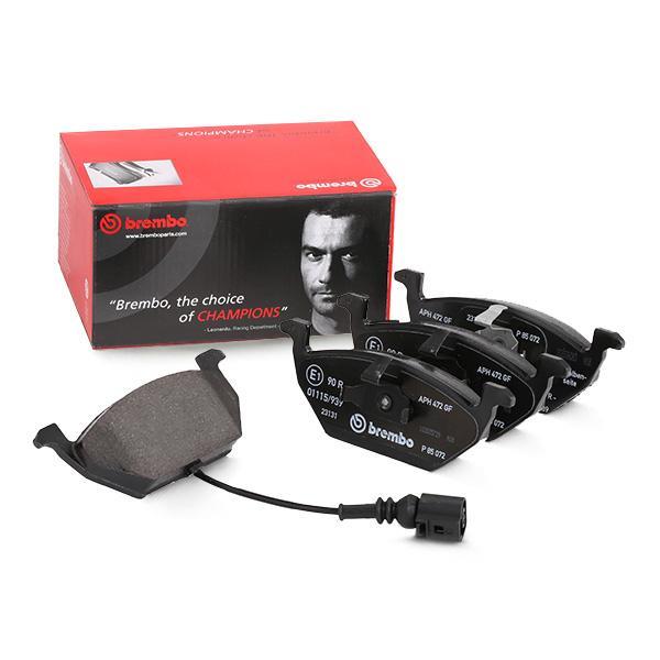 סט רפידות בלם קדמי סקודה דגמי אוקטביה, יטי ופאביה מבית Brembo