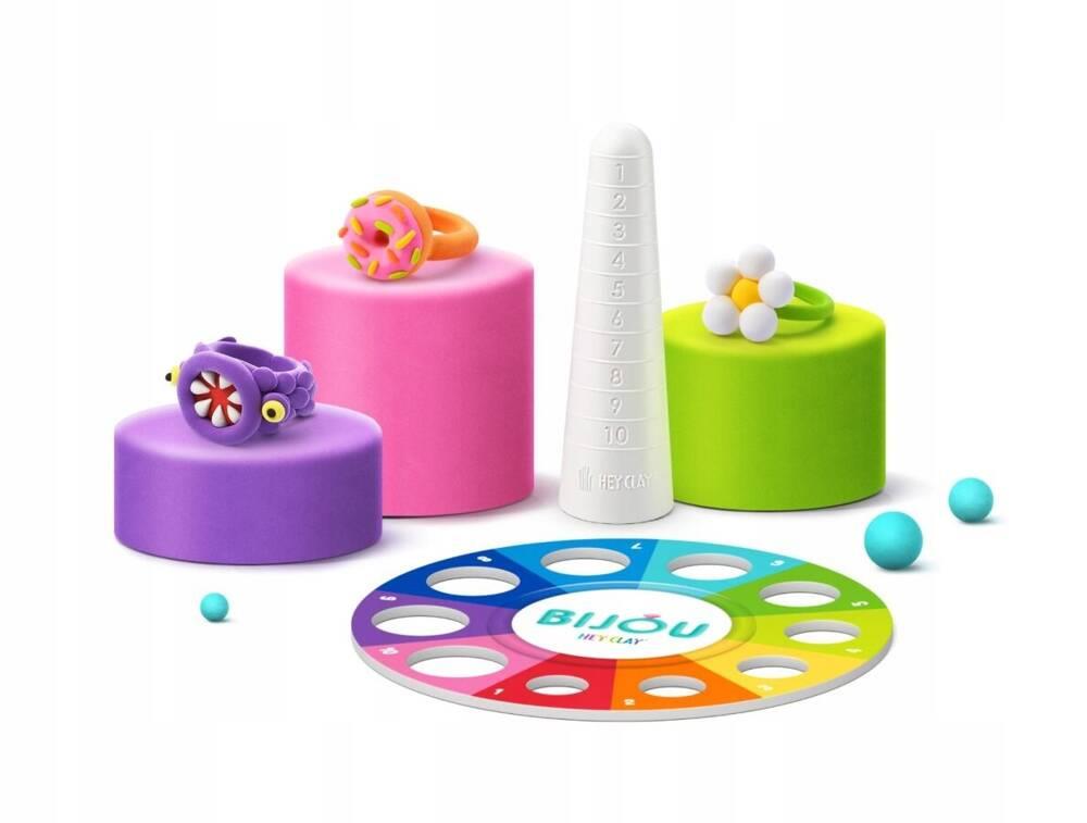 היי קליי - Hey Clay - טבעות גלקטיות - ערכה ליצירת תכשיטים מחימר צבעוני