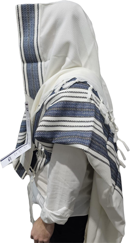 טלית גדול צמר - הללויה טלית גדול צמר - הללויה