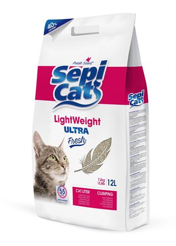 Sepicat ספיקט 12 ליטר חול מתגבש לחתול