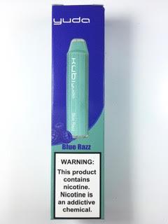 סיגריה אלקטרונית חד פעמית כ 2800 שאיפות Kubi yuda Disposable 20mg בטעם פטל Blue Razz