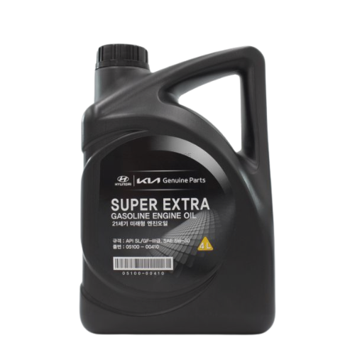 שמן מנוע לרכב SUPER EXTRA 5W-30 לרכבי יונדאי וקיה מבית GENUINE PARTS | גלון 4 ליטר