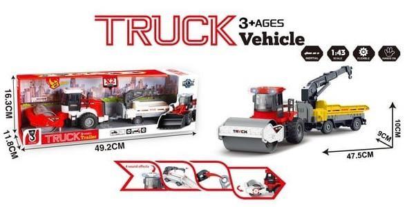 טרקטור עבודה סולל + מנוף מבית אניגמה טויס