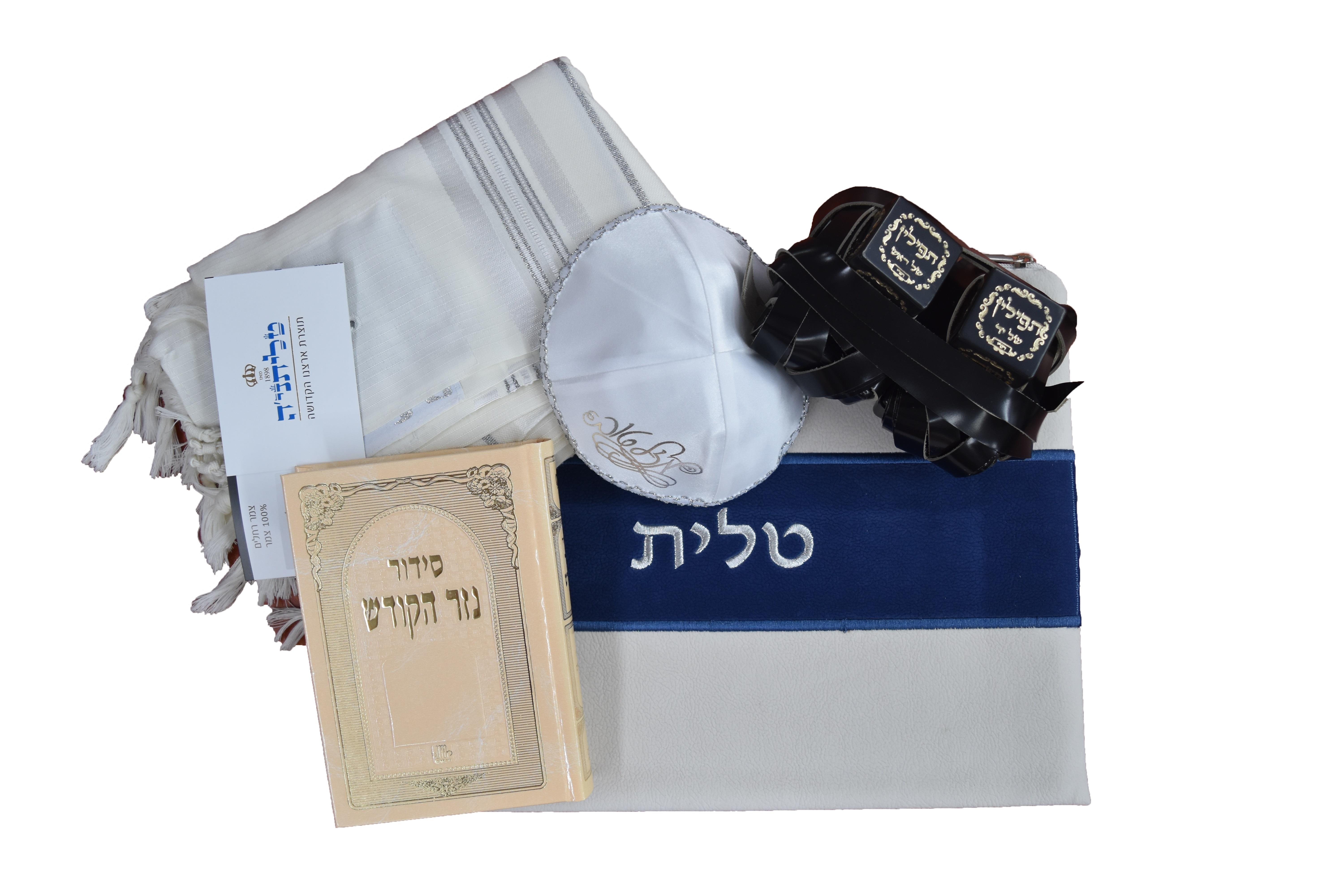 סט תפילין - לבר מצווה גסה למהדרין מן המהדרין