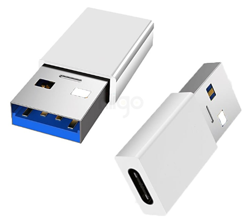 מתאם  מ- TYPE C נקבה ל-USB 3.0 A זכר