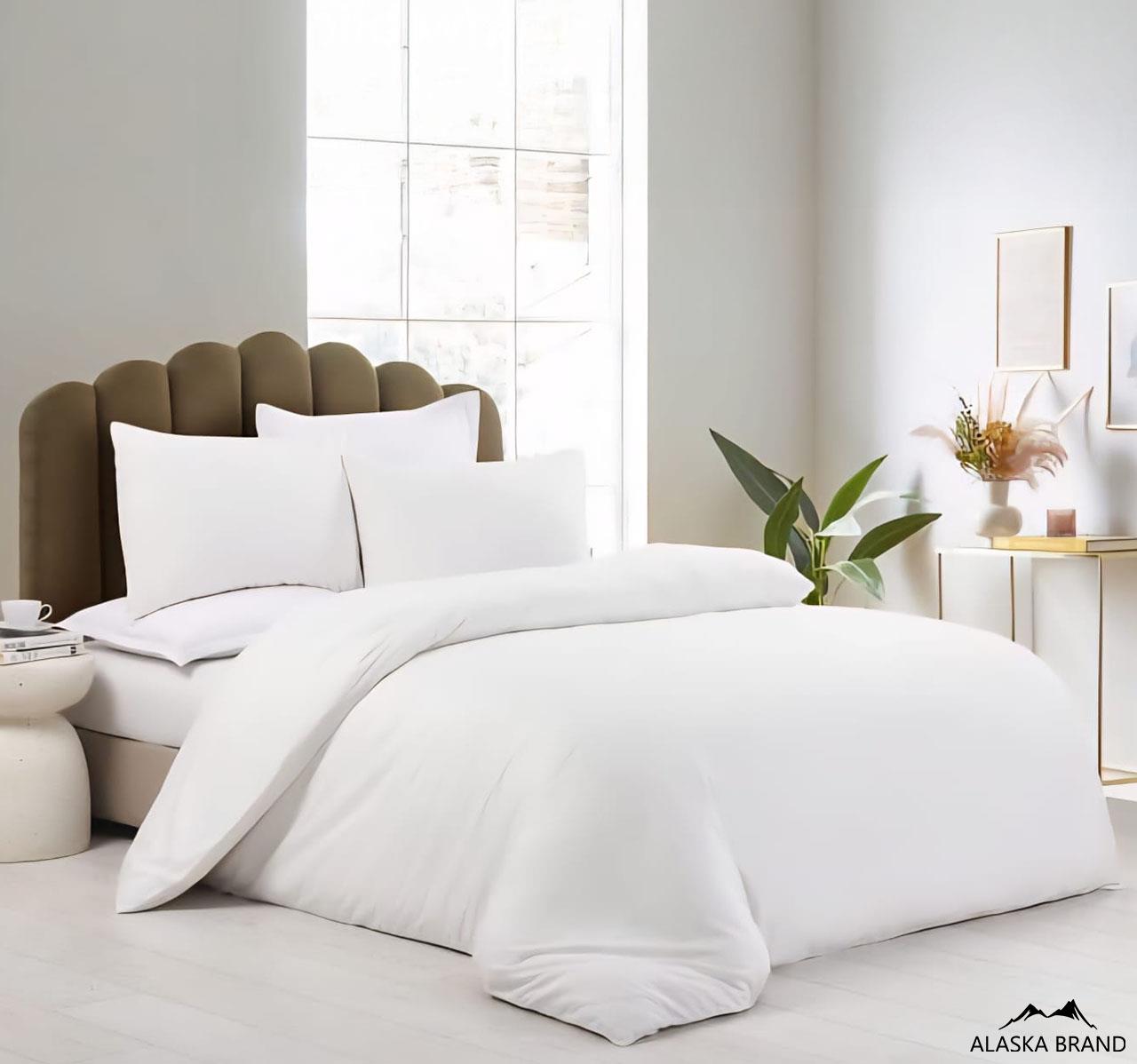 מצעי 100% כותנה רכה בצפיפות 300 חוט | לבן פיפינג מצעי 100% כותנה רכה בצפיפות 300 חוט | לבן פיפינג