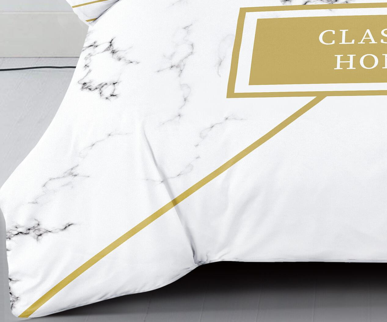 סט מצעים זוגי 100% כותנה Classic Home
