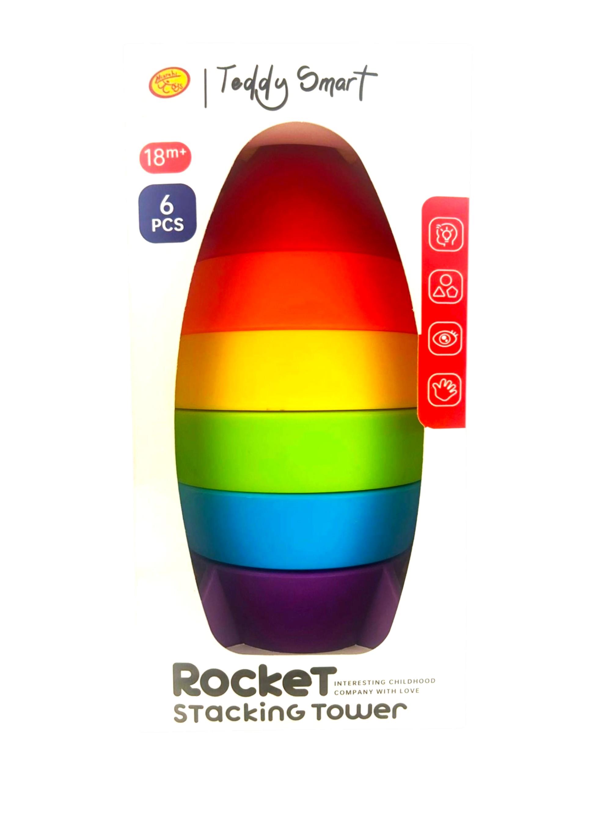 מגדל צורות חללית 6 חלקים
