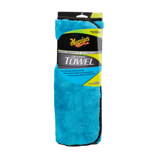 מגבת סופגת לייבוש הרכב - SUPREME SHINE DRYING TOWEL מבית MEGUIAR'S | גודל 54X39 ס''מ