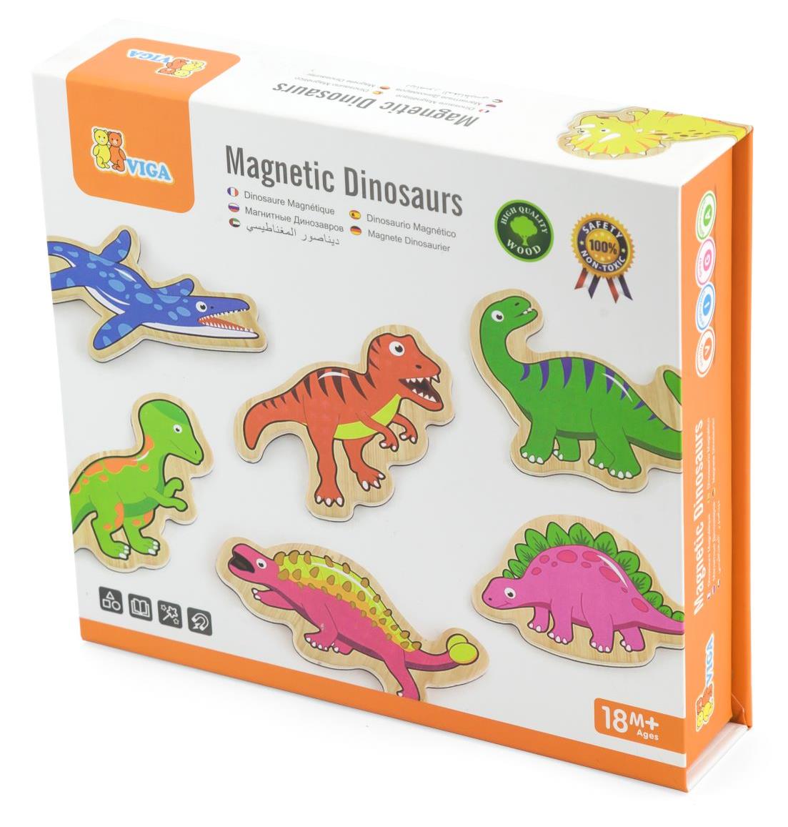 דינוזאורים עץ מגנטיים VIGA