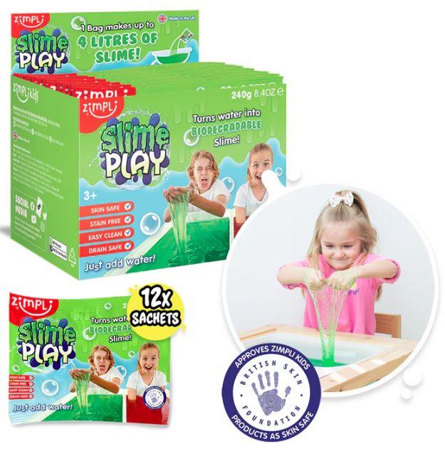 זימפלי Zimpli - אבקת סליים Slime Play - מארז 12 שקיות זימפלי Zimpli - אבקת סליים Slime Play - מארז 12 שקיות