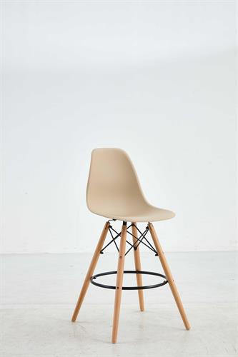 כסא בר מעוצב דגם ליאן צבע חום