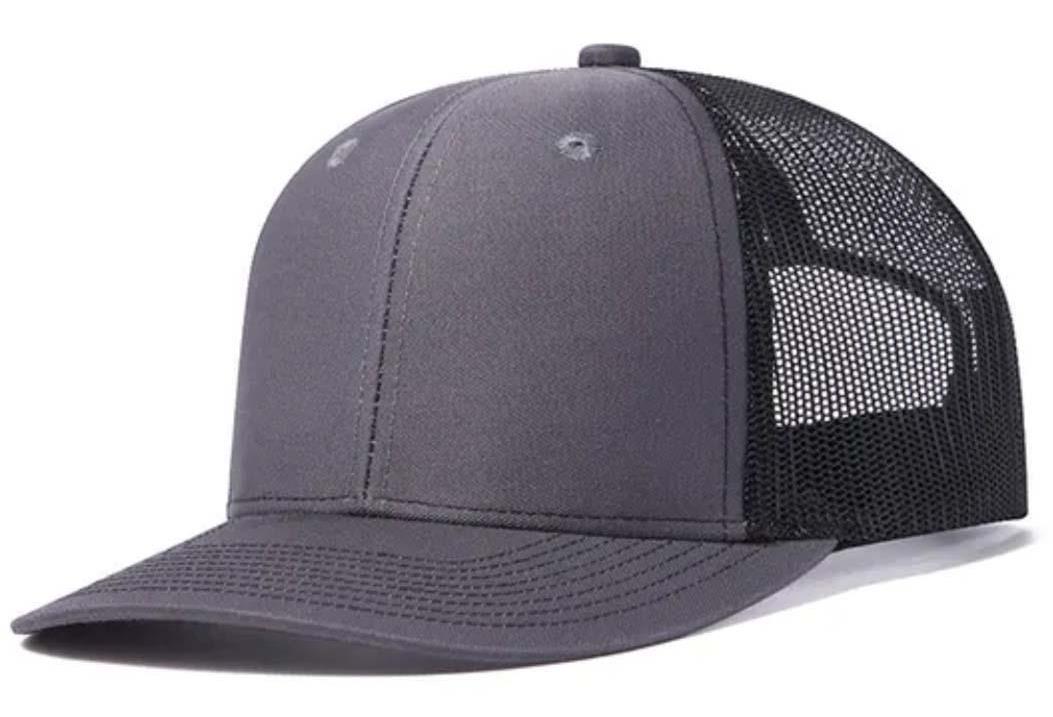 כובע בייסבול איכותי דגם Miami צבע - שחור \ אפור כהה [אפשרות להוסיף רקמה]
