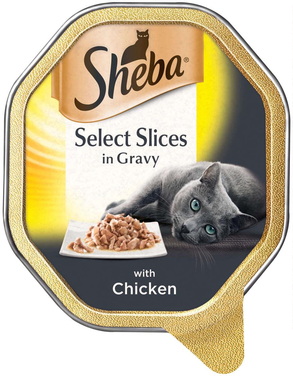 שיבא מעדן לחתול עוף 85 ג Sheba