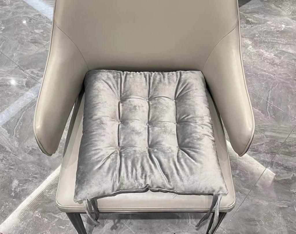 כרית מושב מרובעת דקה לכיסא - צבע אפור 🔹מבצע!🔹