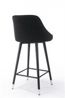 כסא בר מעוצב דגם דנה צבע שחור