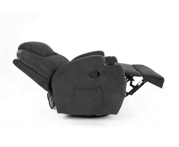 כורסאת טלוויזיה מתנדנדת מעוצבת יוקרתית דגם פרו צבע שחור