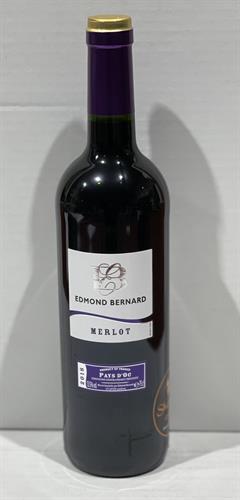 יין צרפתי אדמונד ברנארד מרלו אדום יבש 750 מ"ל