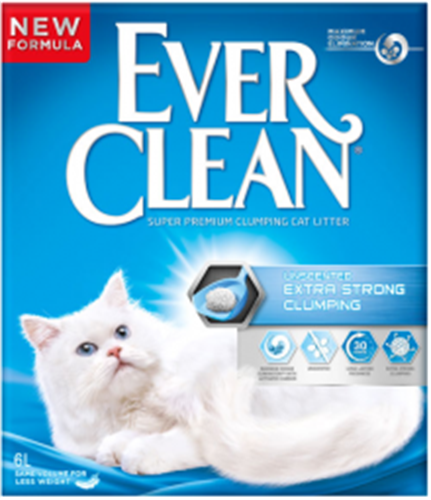 אוורקלין/EverClean כחול - חול לחתולים רגישים לריחות 10L