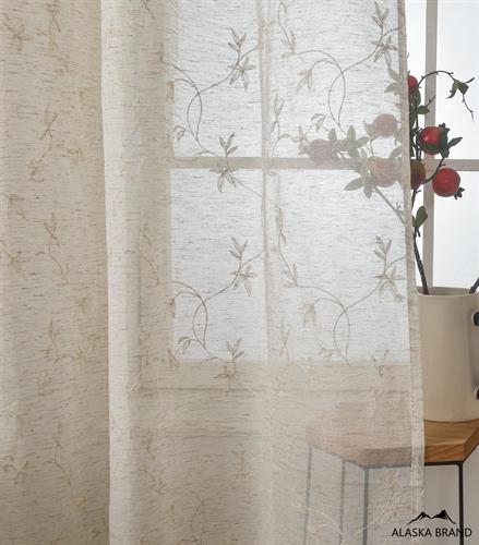 וילון איכותי שקוף דגם - אמרלד אבן