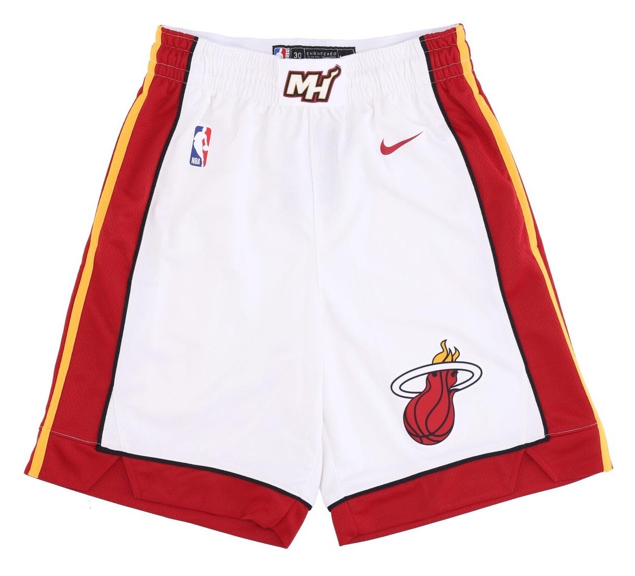 מכנס מיאמי היט NBA לבן