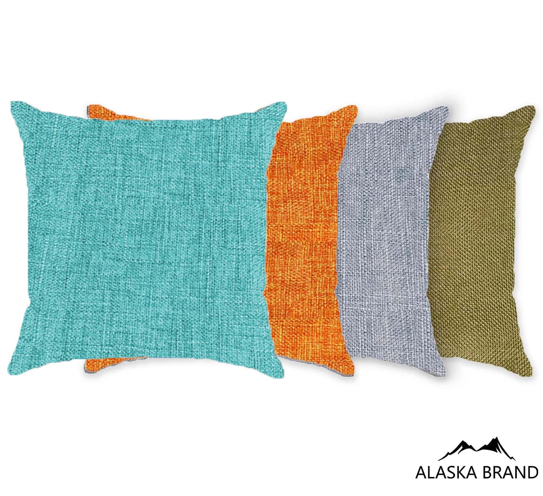 ציפית / כרית נוי גדולה 60X60 במבחר צבעים חלקים - Colors דמוי פשתן