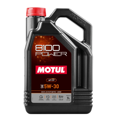 שמן מנוע 5 ליטר POWER 8100 5W-30 מבית MOTUL