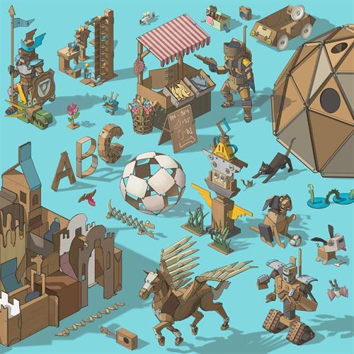 ערכת מקדו Create 260 חלקים ל 4-8 ערכת מקדו Create 260 חלקים ל 4-8