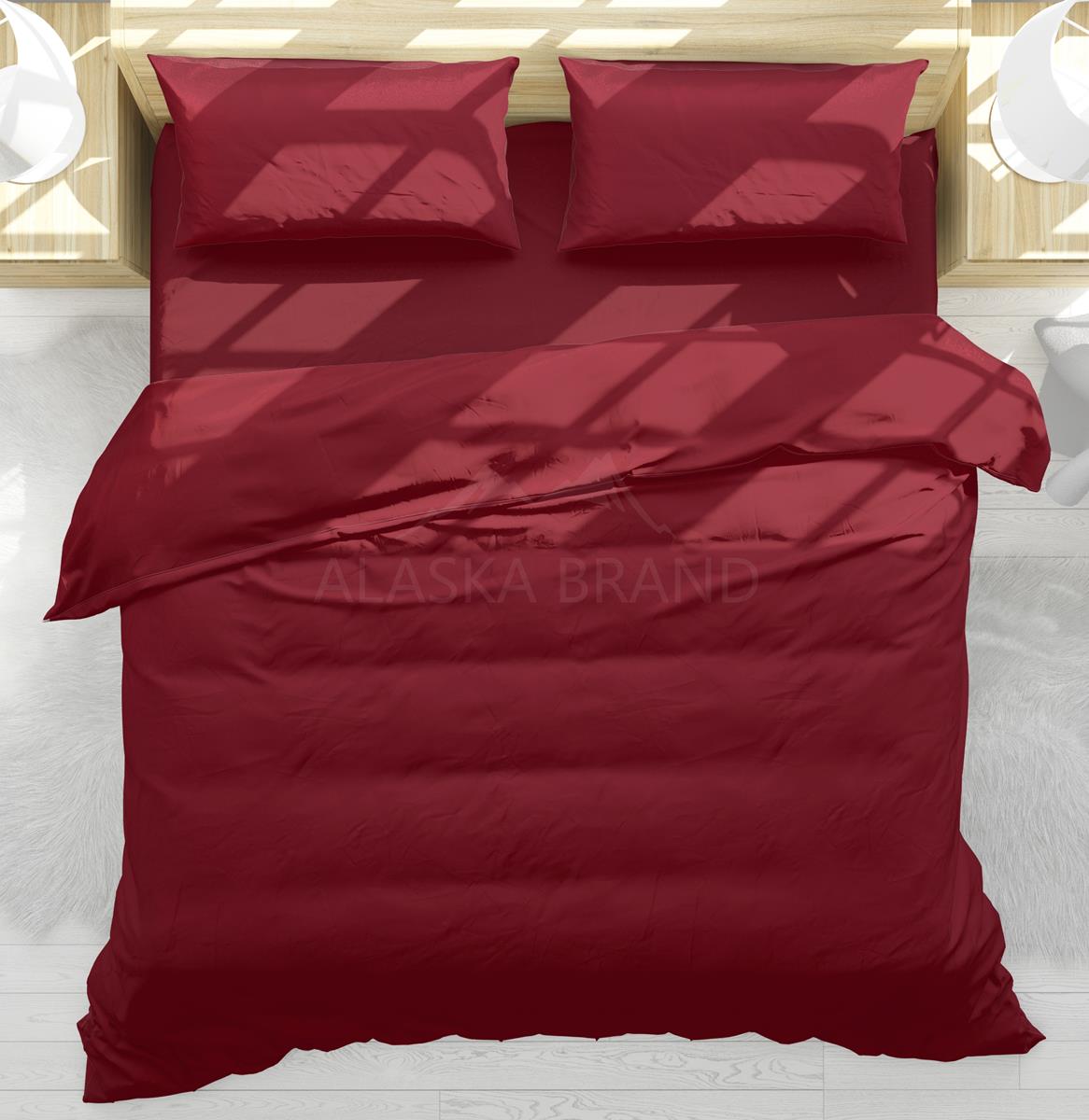 מצעים בתפזורת להרכבה 100% כותנה - בורדו