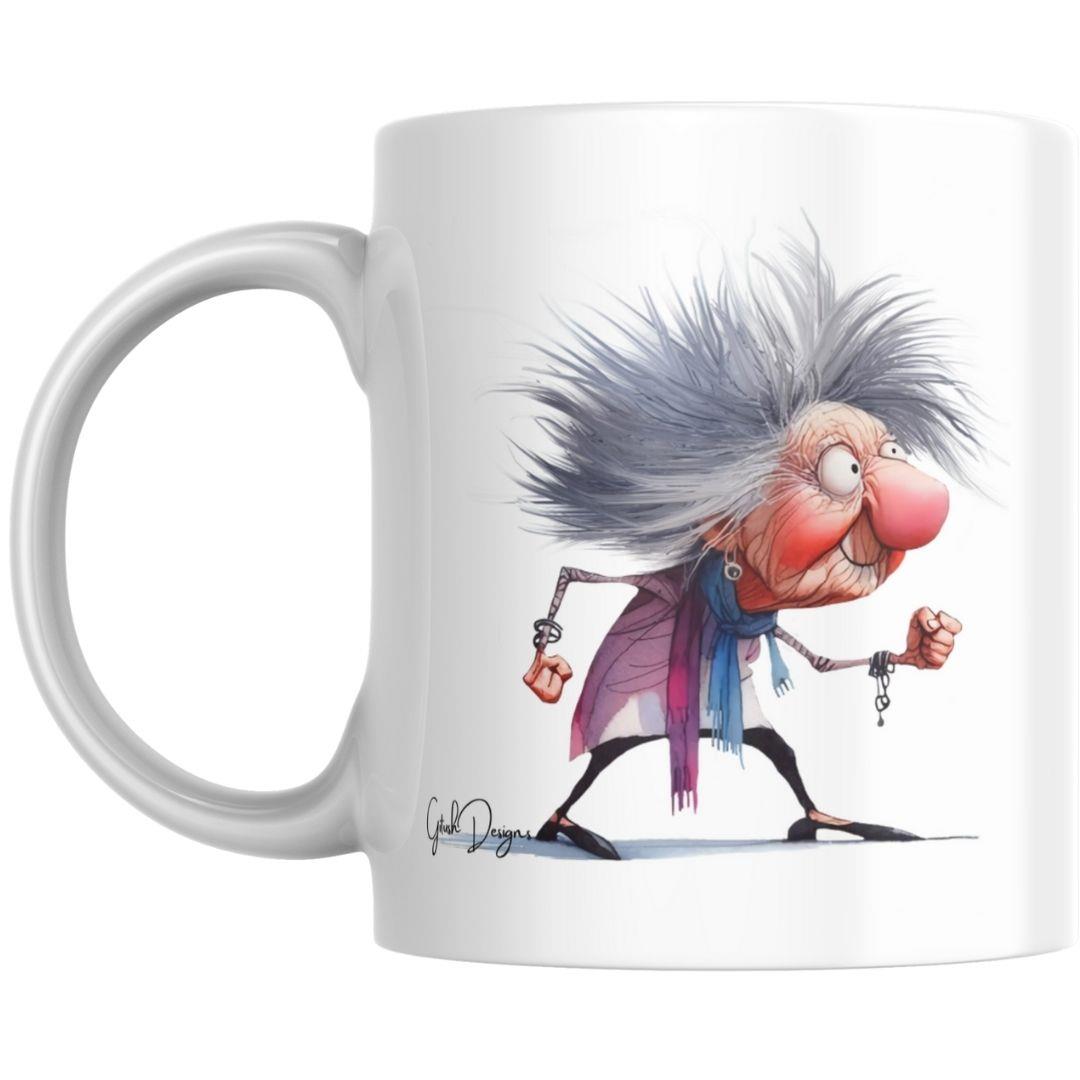 ספל עם עיצוב הומוריסטי – קמה על כולם