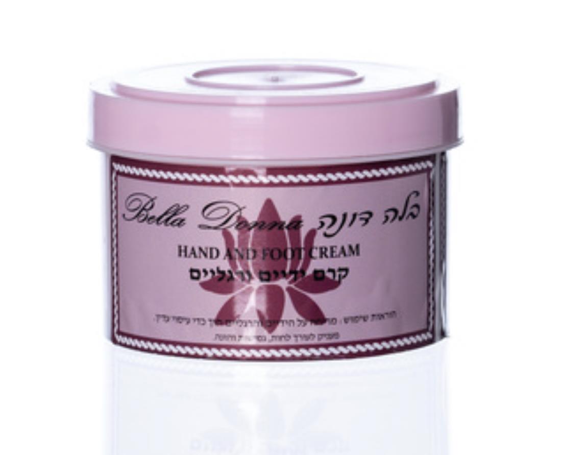 בלה דונה קרם ידיים ורגליים.