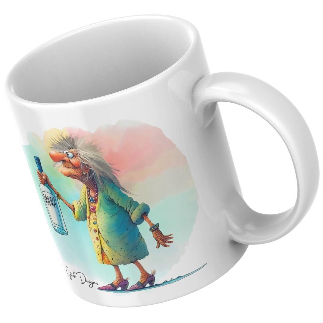 ספל בעיצוב הומוריסטי – משתבחת עם השנים