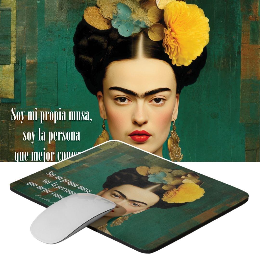 פד לעכבר פרידה קאלו בעיצוב קולאז' – דגם פרידה בירוק | גיתוש