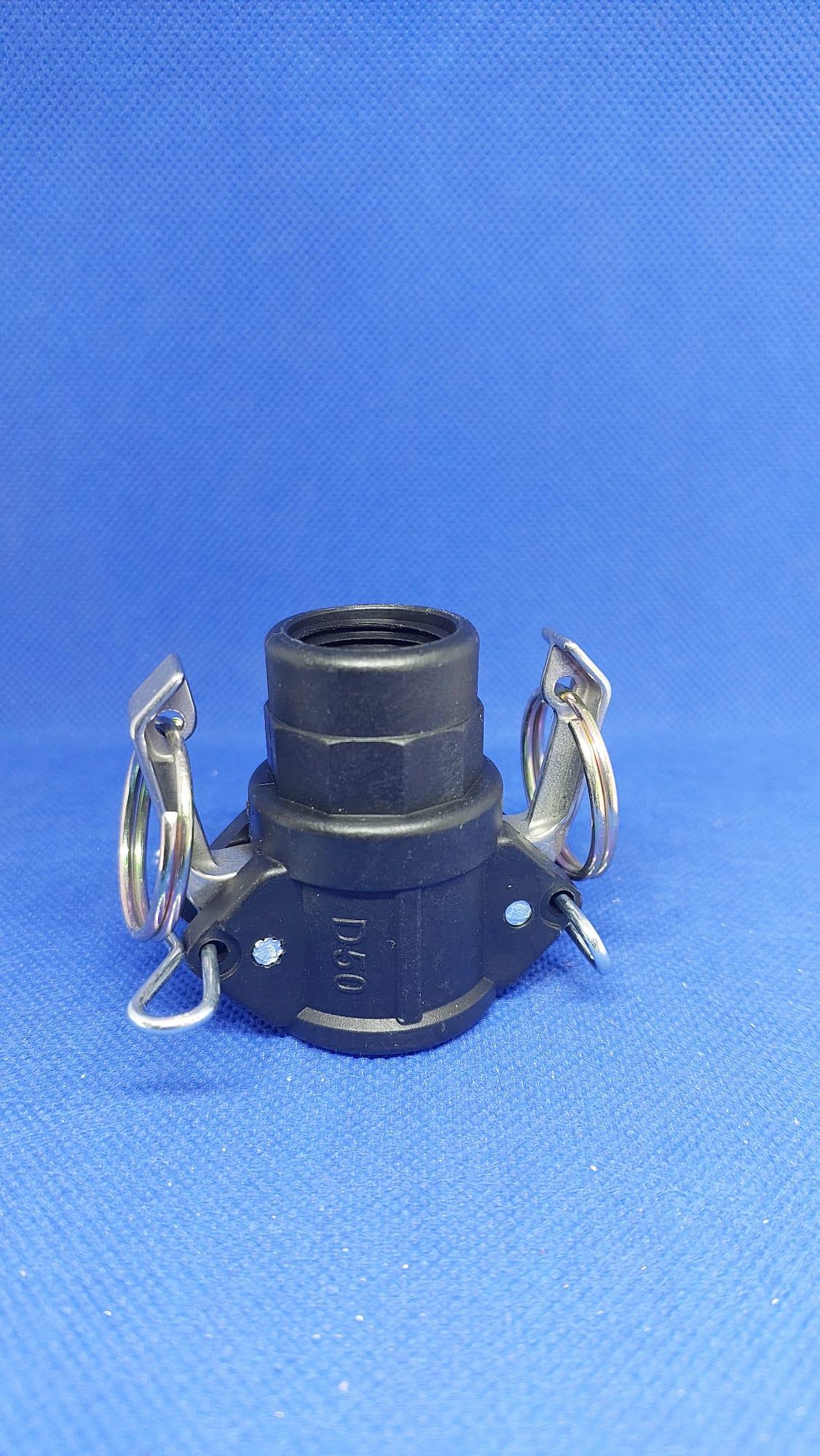 קאמלוק D50 נקבה 25 ממ CAMLOCK COUPLING  נגדי הברגה נקבה חצי 20 ממ קמפינג לייף