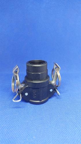 קאמלוק D50 נקבה 25 ממ CAMLOCK COUPLING  נגדי הברגה נקבה חצי 20 ממ קמפינג לייף