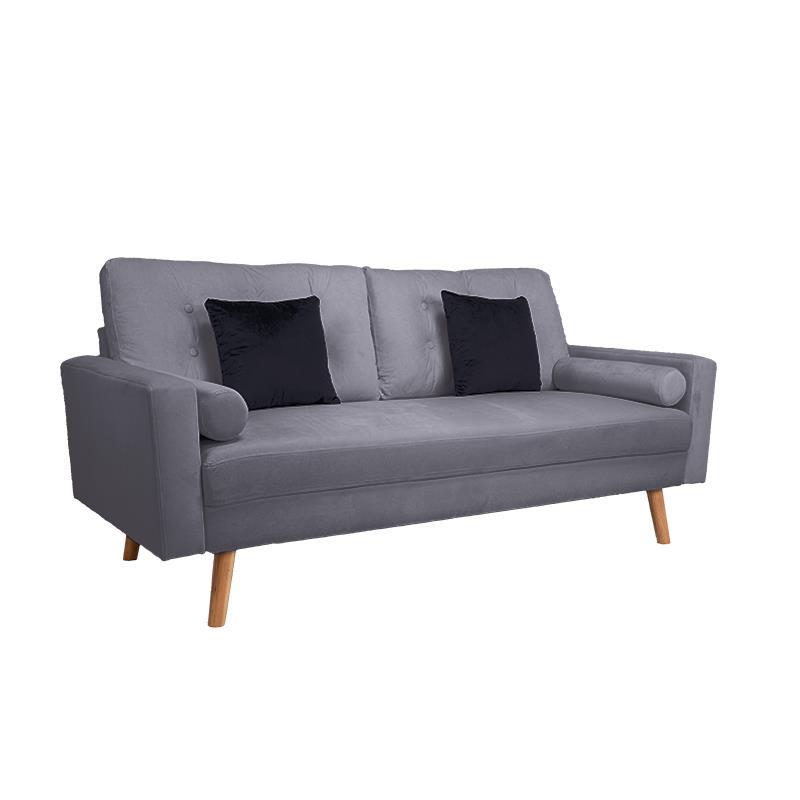 ספה תלת מושבית דגם אוהיו צבע אפור