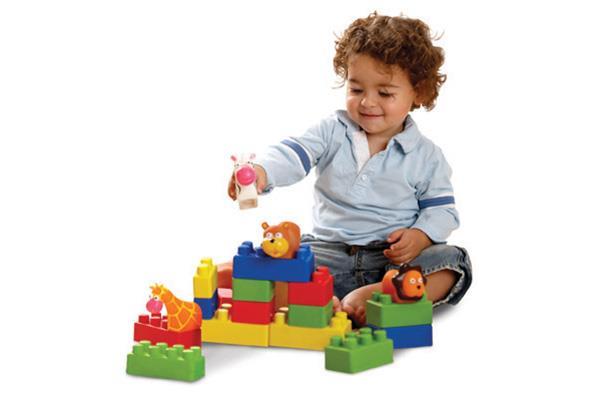 לגו רך + חיות ומכוניות - 110 חלקים