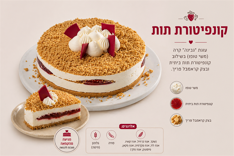 עוגת פינקי -טבעוני