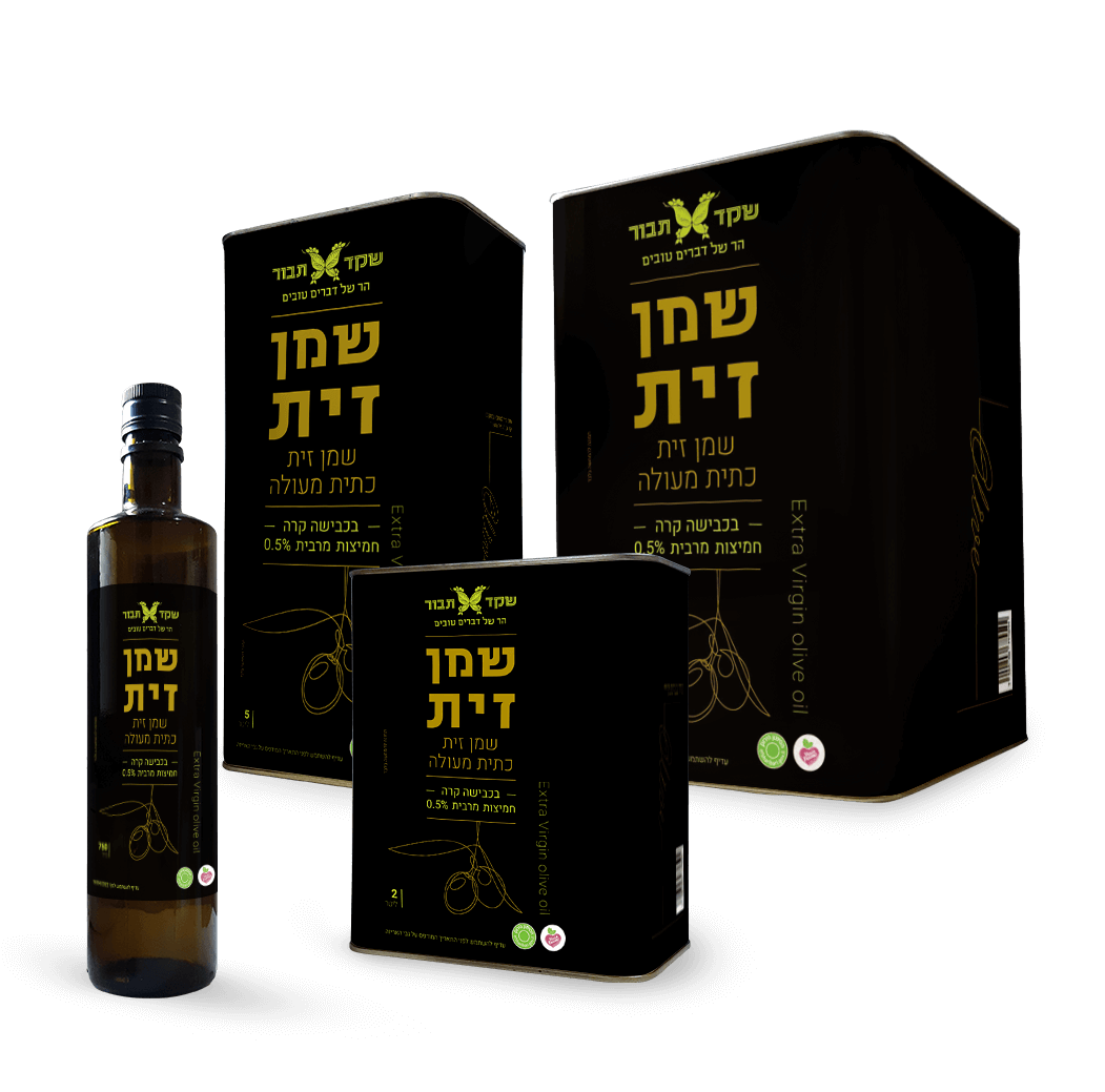 שמן זית-שקד תבור 750 מ״ל