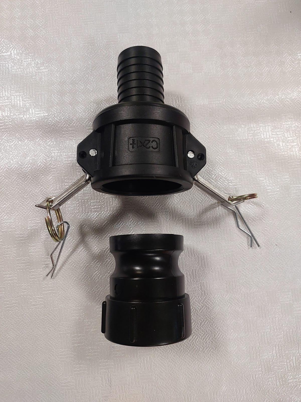 קאמלוק חיבור מהיר PP NYLON CAMLOCK COUPLING 2X1.5 קמפינג לייף