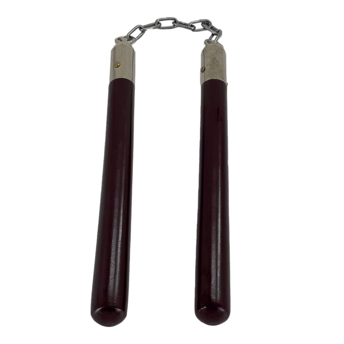 מקלות מאמן Nunchaku chain חום