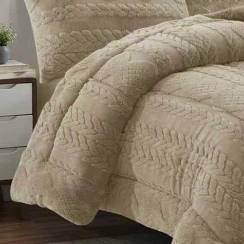 מצעי 100% קורל פליז - רכים ומחממים במיוחד | דגם סוודר Sweater בג'